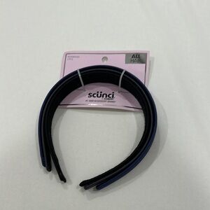 Scunci Dark Blue Headbands Trio